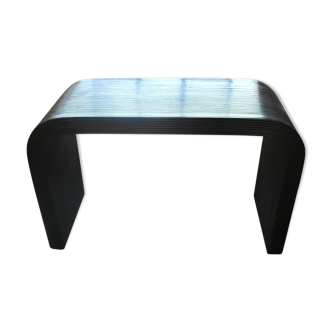 Black desk in industrial style