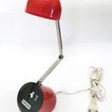 Space age design lamp kreo-lite na-718 red japan