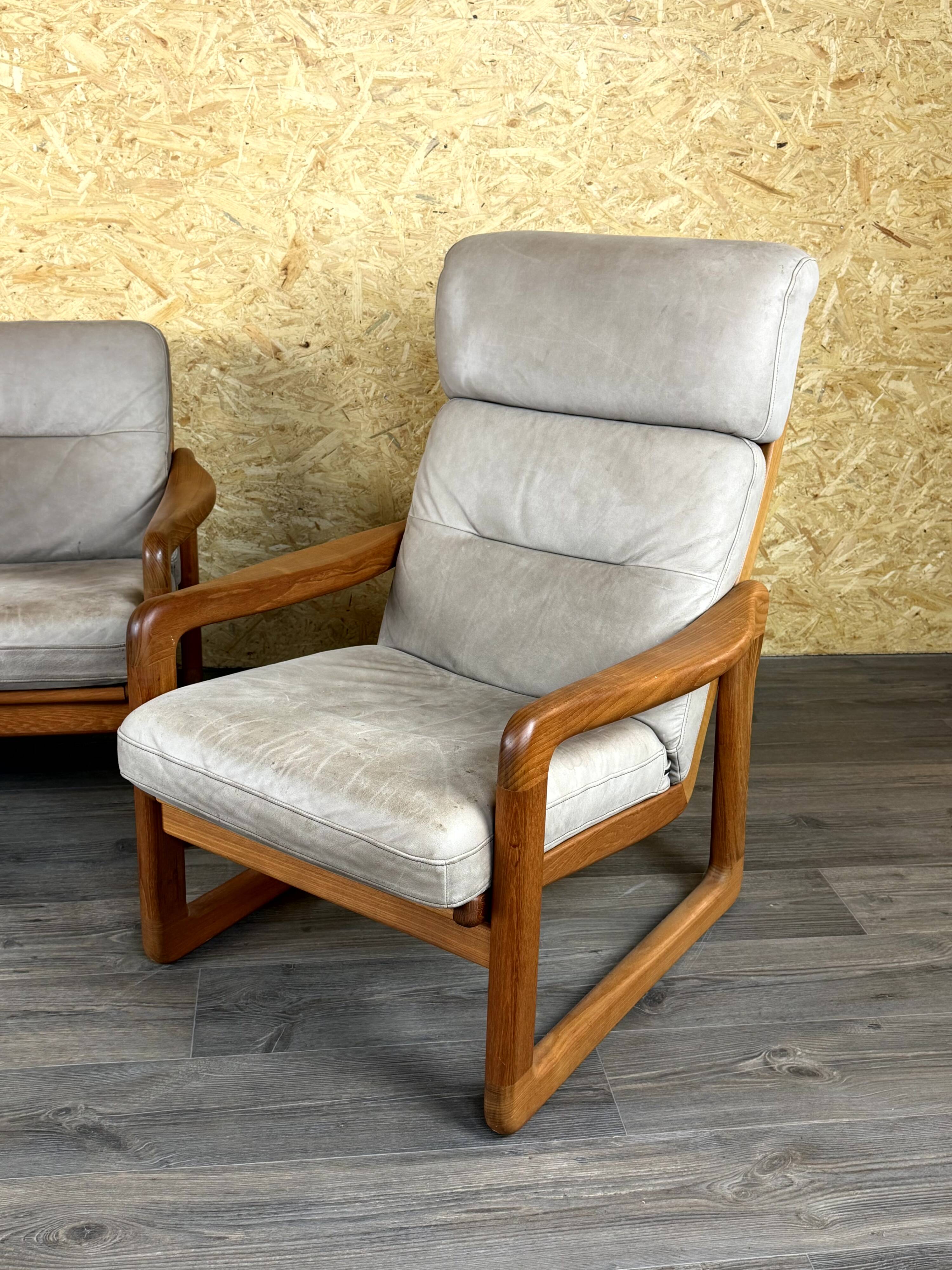 1960s 1970s Teak Sofa  & 2 Easy Chairs  by Holstebro Møbelfabrik A/S