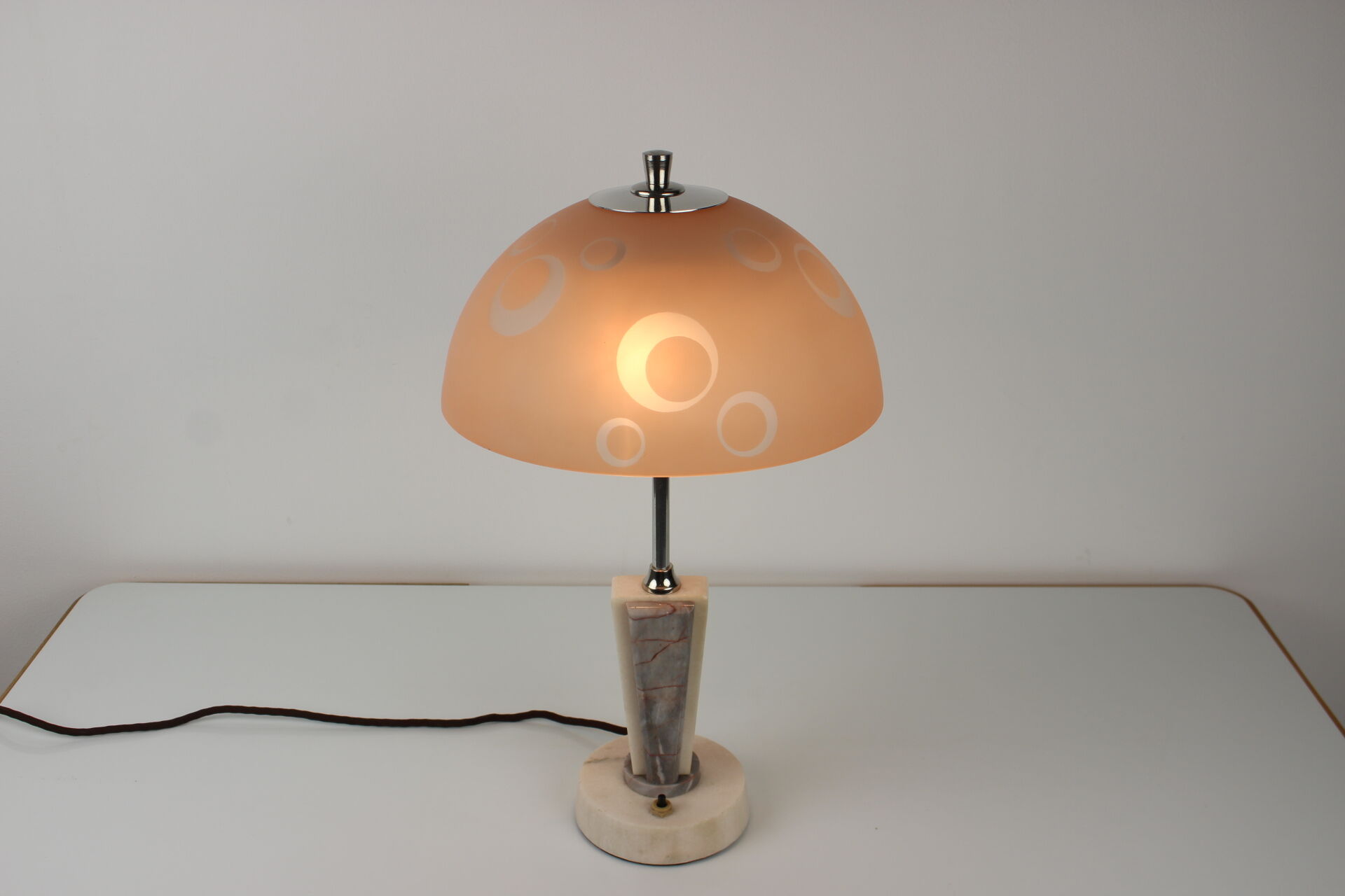 Mid-century Table lamp/Kámen Praha,  1950's