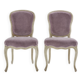 Paire de chaises néo-classiques Louis XV Maison Jansen 1940