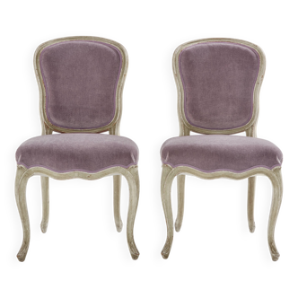 Paire de chaises néo-classiques Louis XV Maison Jansen 1940