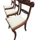 Solid mahogany chairs x 3
