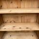 Parisian bonnetière cabinet, stripped display in solid oak from the 1930s.