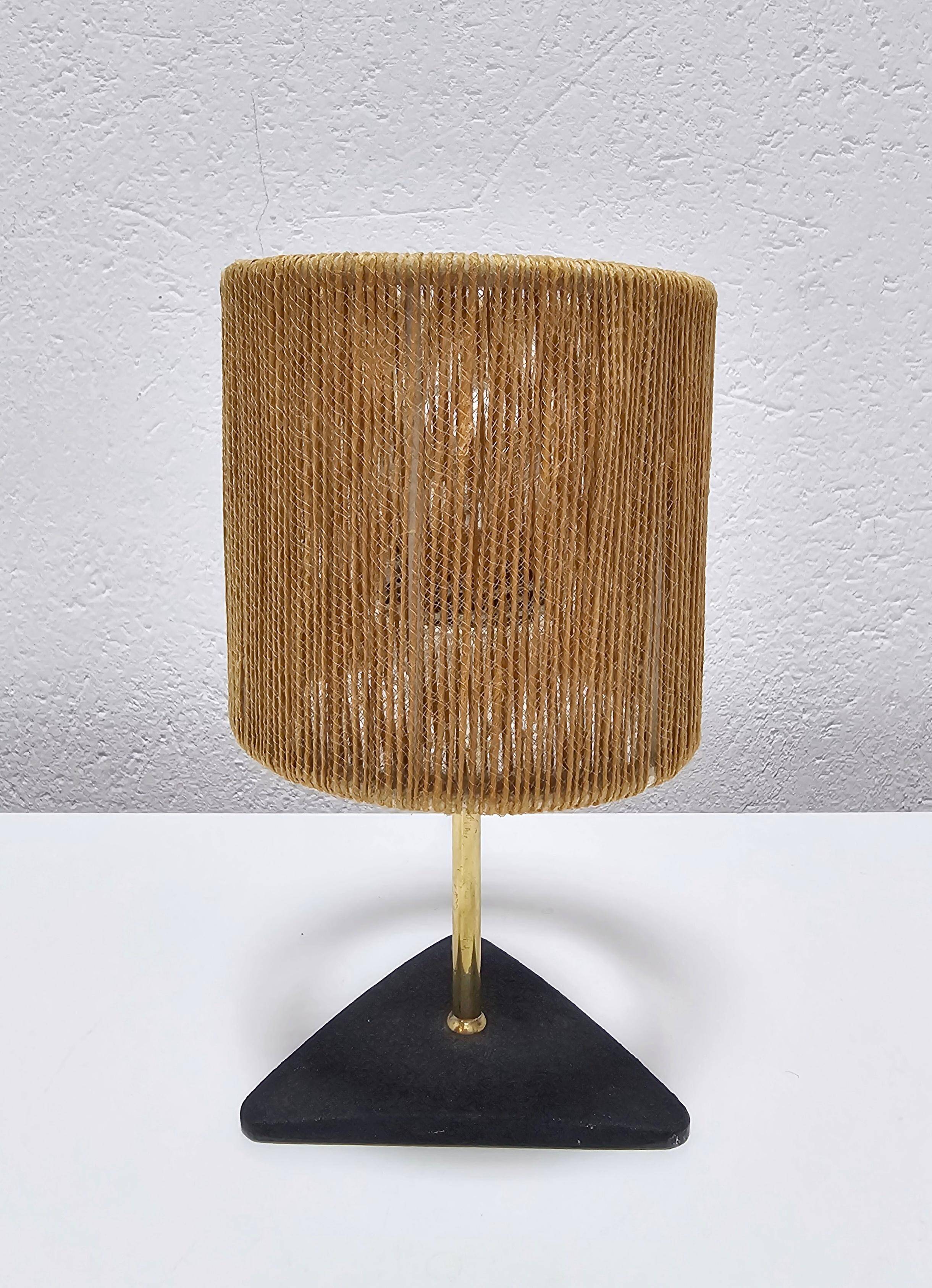 Paire de lampes de table Mid Century Modern Carl Aubock 1940s
