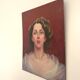 Peinture sur bois 1950