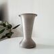 Antique aluminum cemetery vase