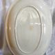 Oval earthenware plate Creil and Montereau Bruges 43x31cm