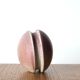 Pale pink ceramic vase, 70s