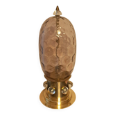 Lampe Murano en verre et laiton doré