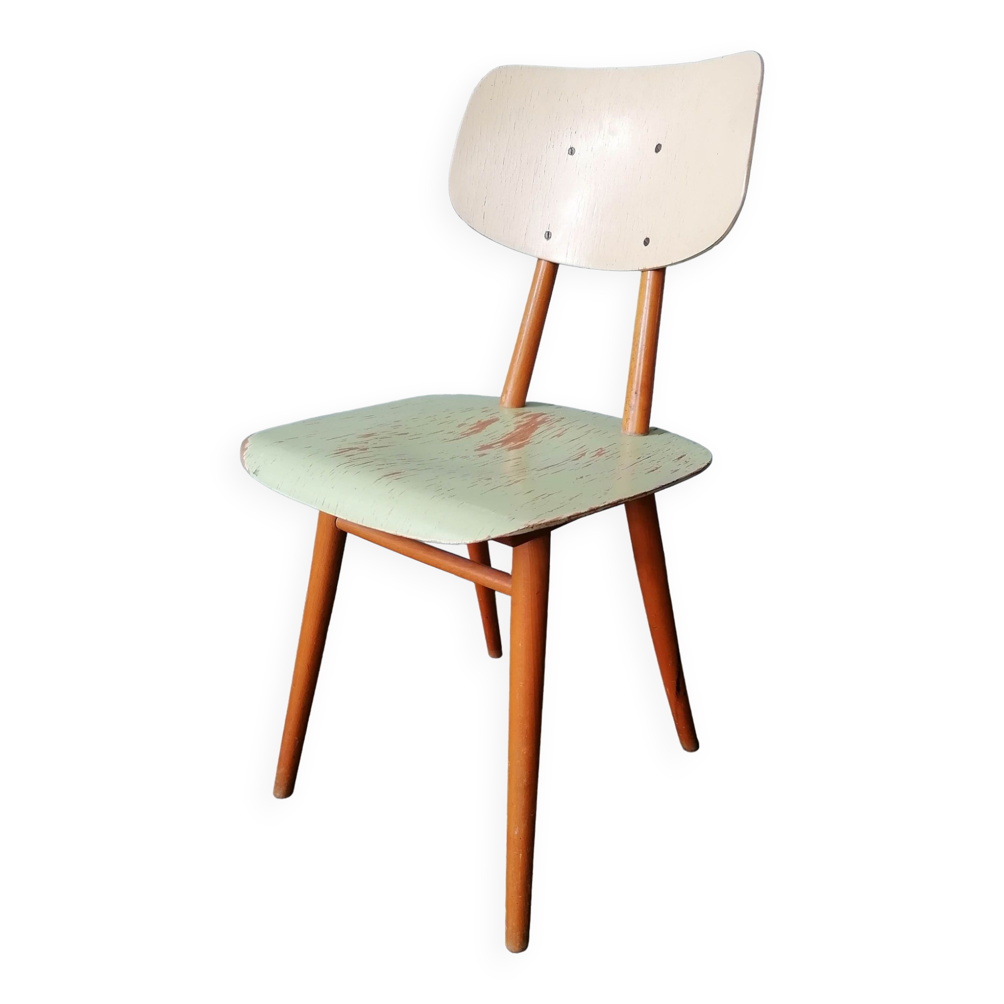 Vintage wooden chair, Ton (Thonet) ex Czechoslovakia, 1960