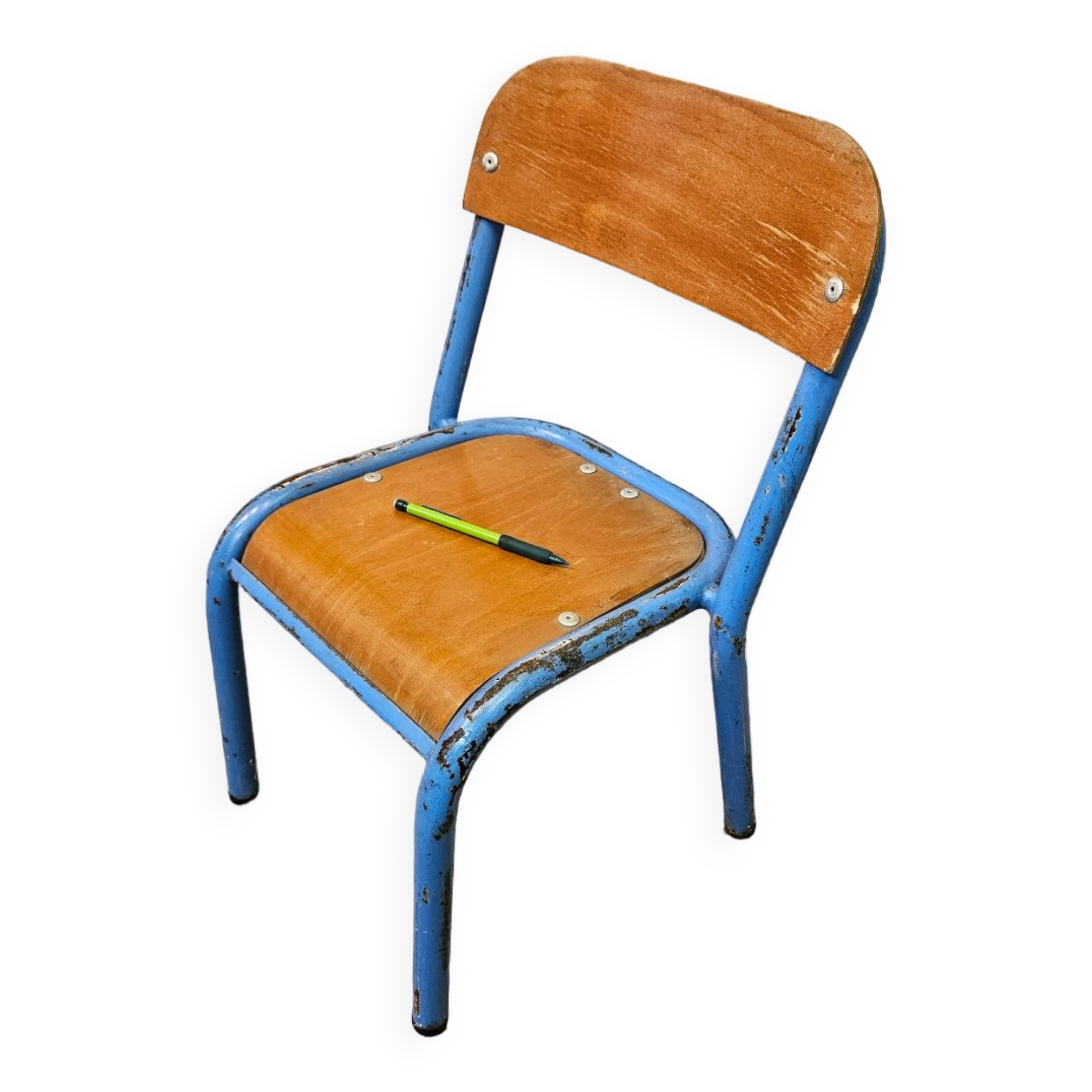 Child chair. Kindergarten chair. School chair. 1960.