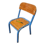 Child chair. Kindergarten chair. School chair. 1960.