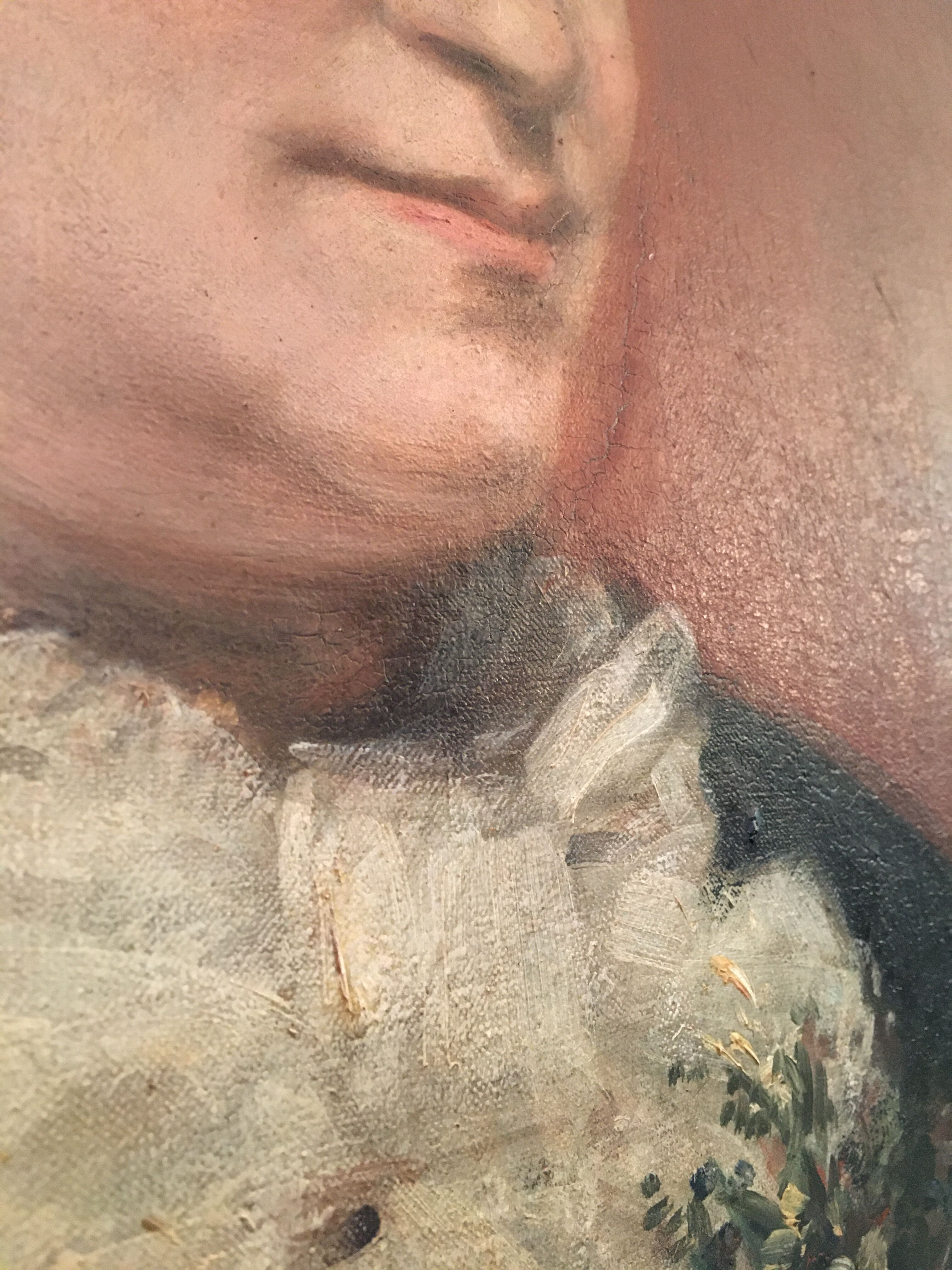 Old portrait of a woman in the late nineteenth century