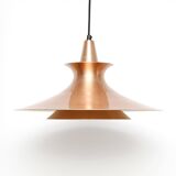 Copper hanging lamp, Denmark 60's