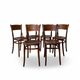 Set of six Authentic antique bentwood chairs, Antonio Volpe