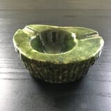 Cendrier marbre vert mousse