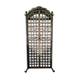 Wrought iron wine cabinet