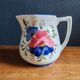 Vintage Ceramic Jug Hand-Painted, Flower Vase