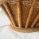 Panier en corde vintage