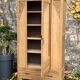Parisian art deco cabinet in raw wood 1930