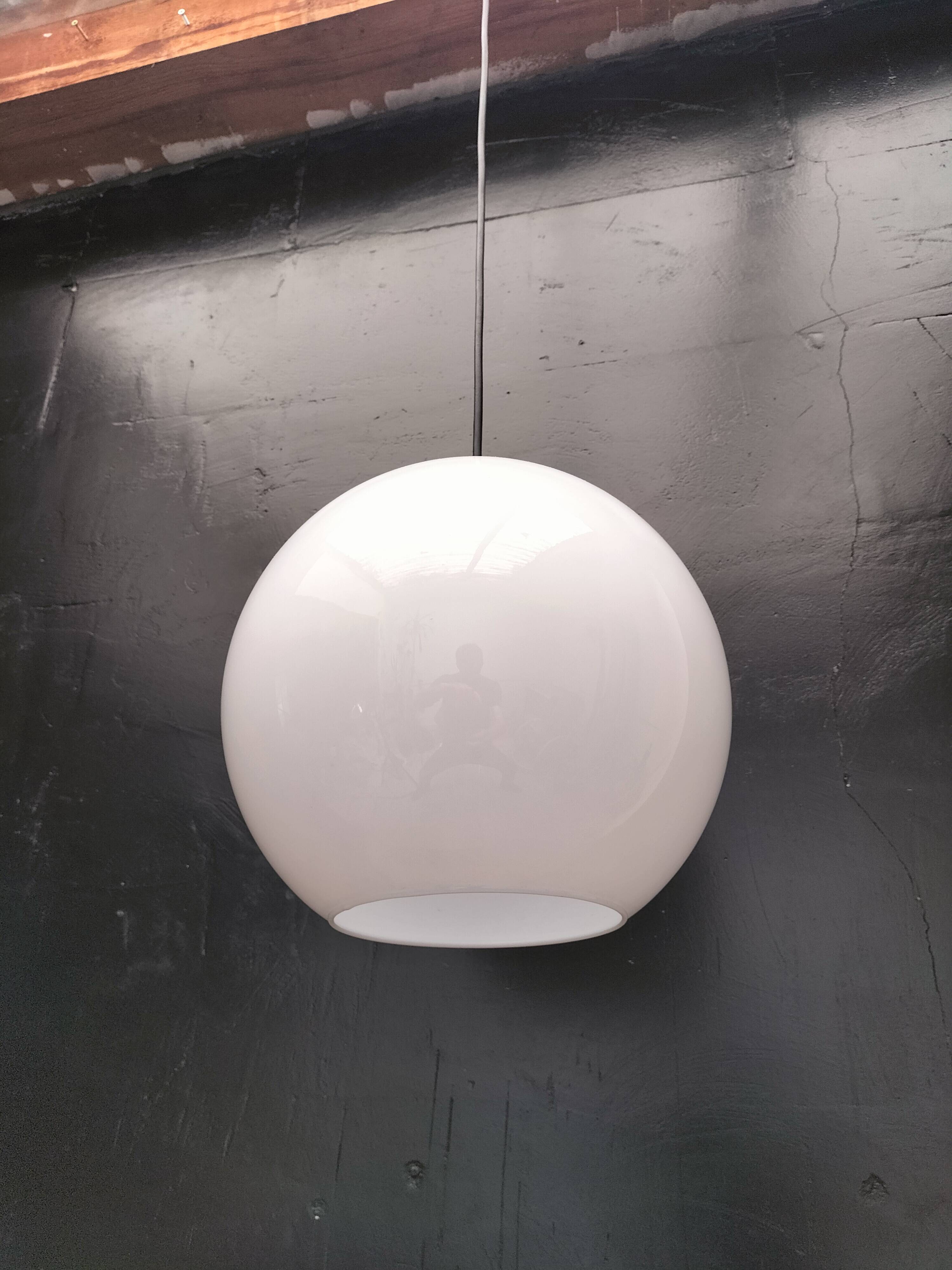 Opaline pendant light