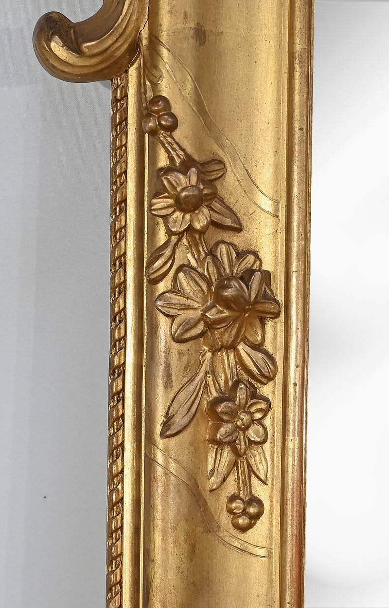 Important mirror in the style of Louis XIV – Louis XV, Napoleon III period – Mid-19th century