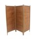 Screen in pine, oak and leather, "Spåna", Alberts Möbelfabriker, Sweden, 1970