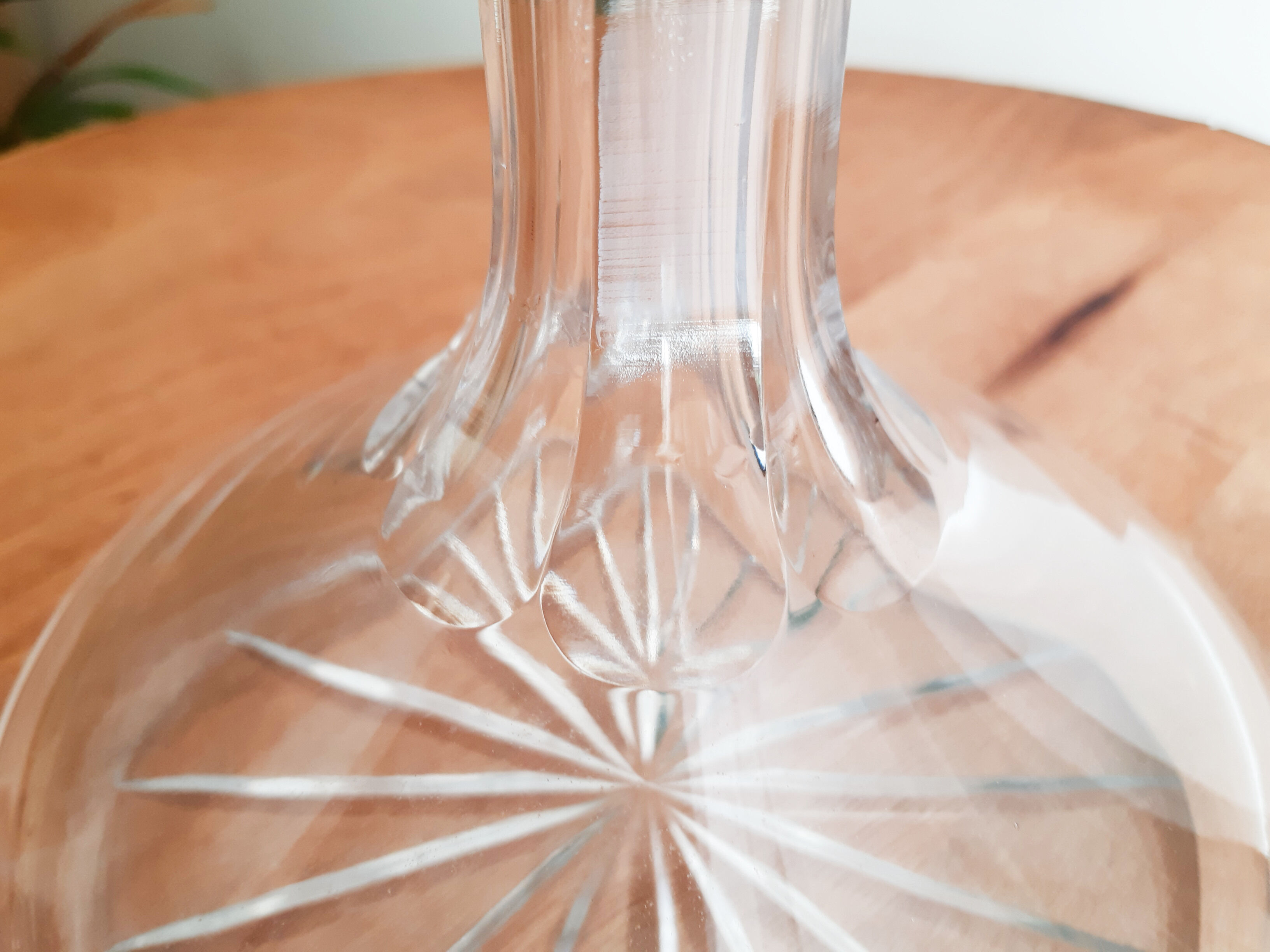 Decanter decanter wine, crystal, vintage French, 60s
