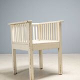 Early 20th Century Painted Wooden Armchair, Central Europe, c. 1915–1930