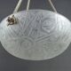 Chandelier / Basin by Noverdy, Silvered Bronze Mount, Art Deco, c. 1930