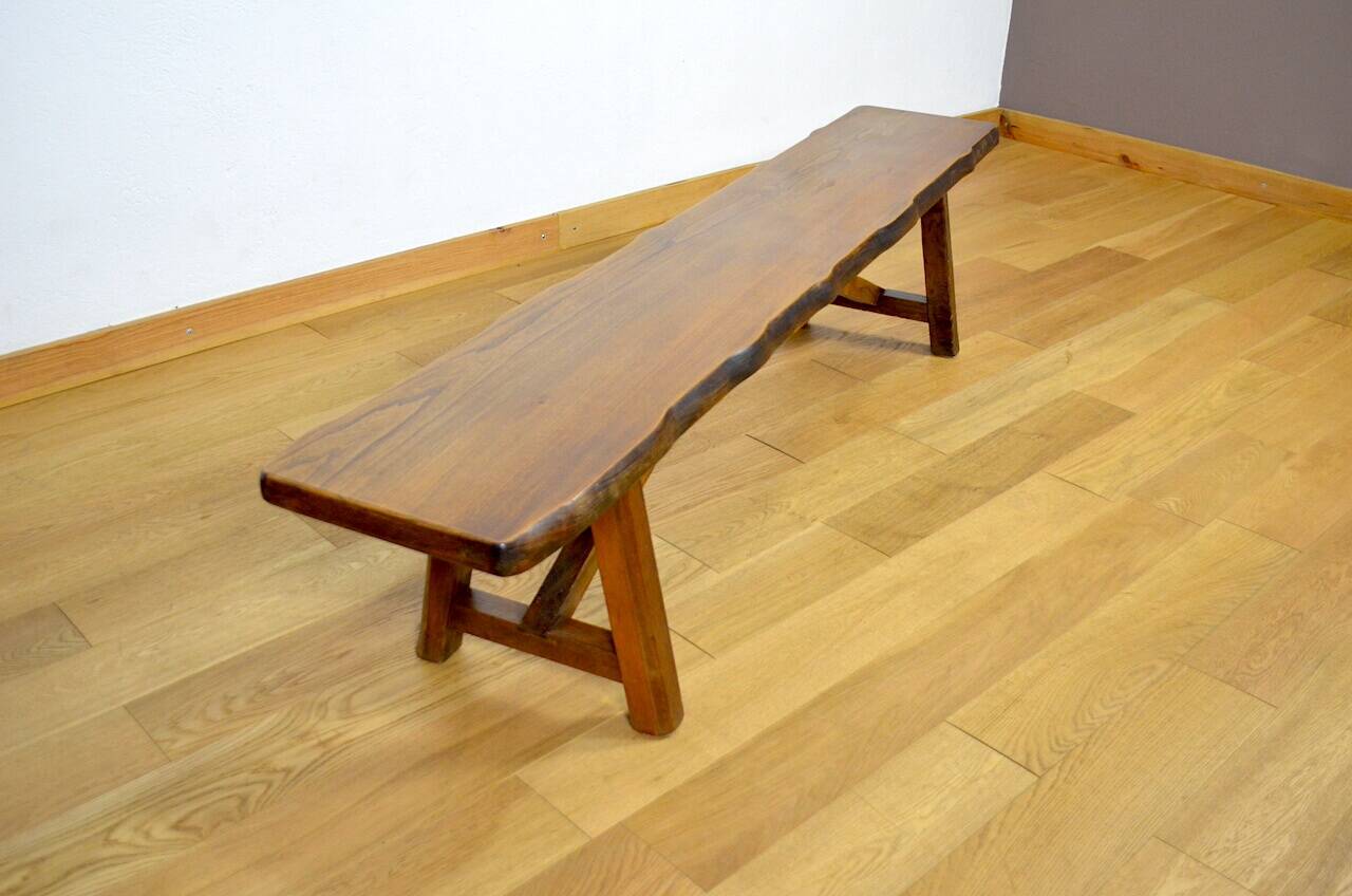 Elm Bench Finnish Design by Olavi Hanninen