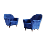 Mid-Century Italian Armchairs by Ico Parisi for Ariberto Colombo, 1950s, Set of 2