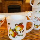 Mug cups and Arcopal bowl