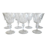 7 verres a vin blanc cristal - 13 cm Baccarat Buckinham