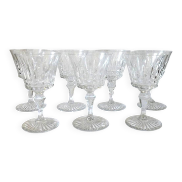 Baccarat Buckingham 7 white wine glasses crystal - 13 cm