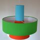 Gravity pendant lamp - sleek design in coloured fabric