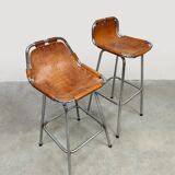 Tabourets de bar au design vintage 'Les Arcs' Charlotte Perriand