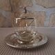 old Oneida glass and silver metal jam maker