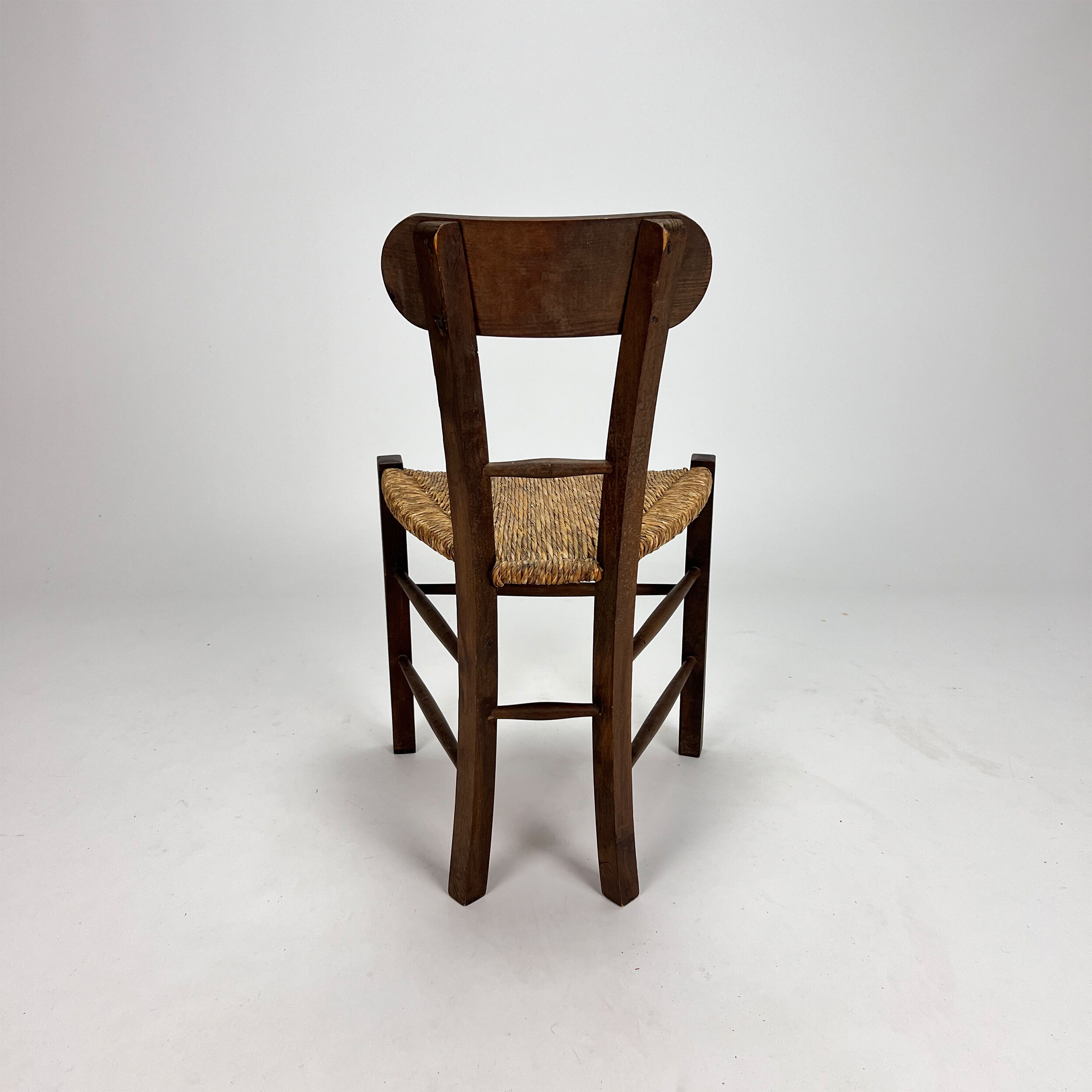 Dutch rustic side chair, 1900s