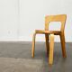 Vintage Red Children's Chair in Linoleum N65 by Alvar Aalto for Artek, Finland, 1970s