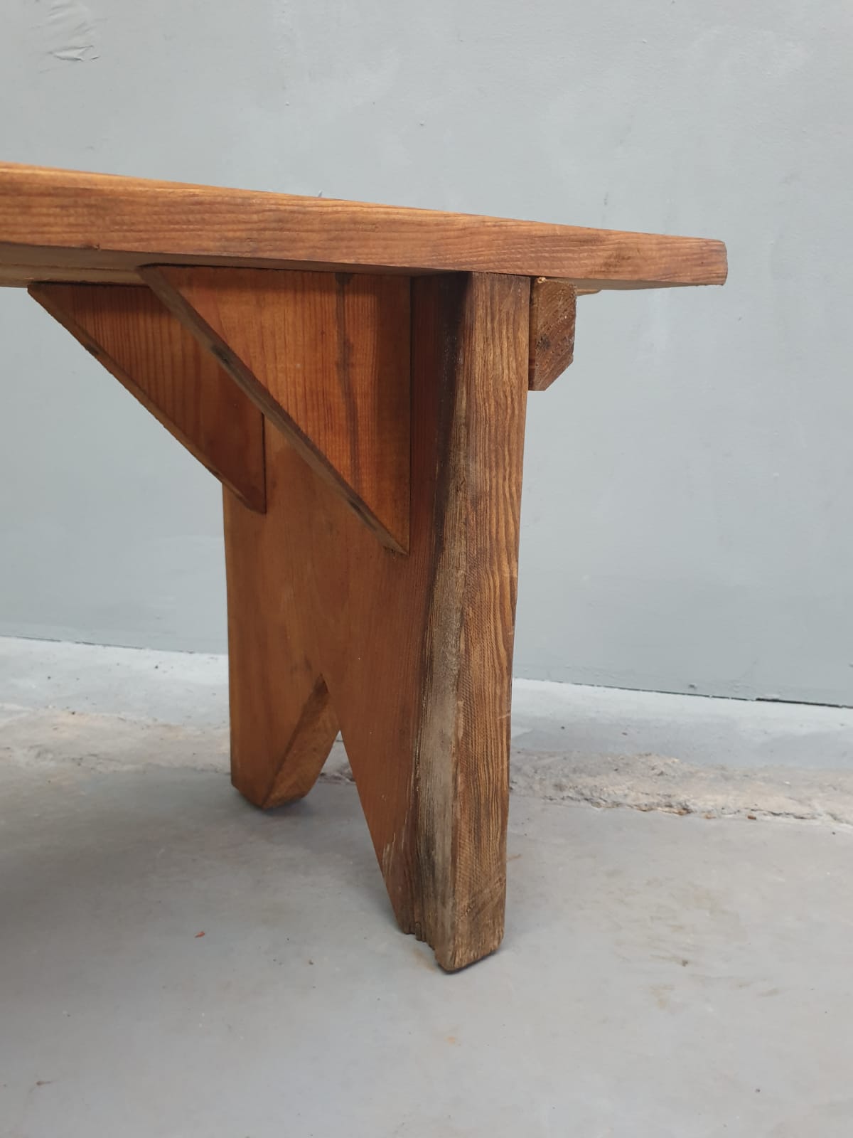 Antique wooden bench