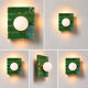 Green bejmat wall lamp
