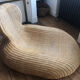 Fauteuil en rotin années 60