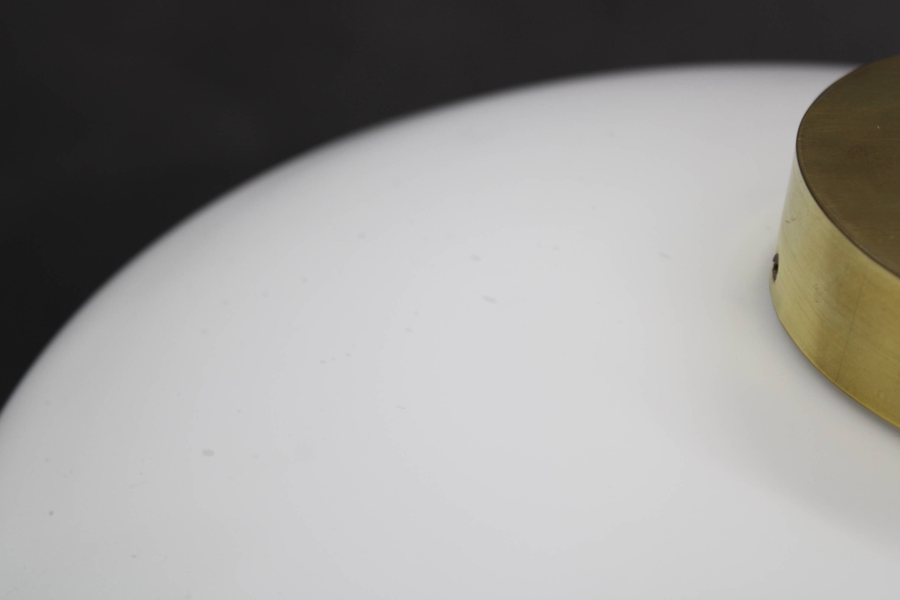 1970s UFO Glass Pendant Light, Czechoslovakia