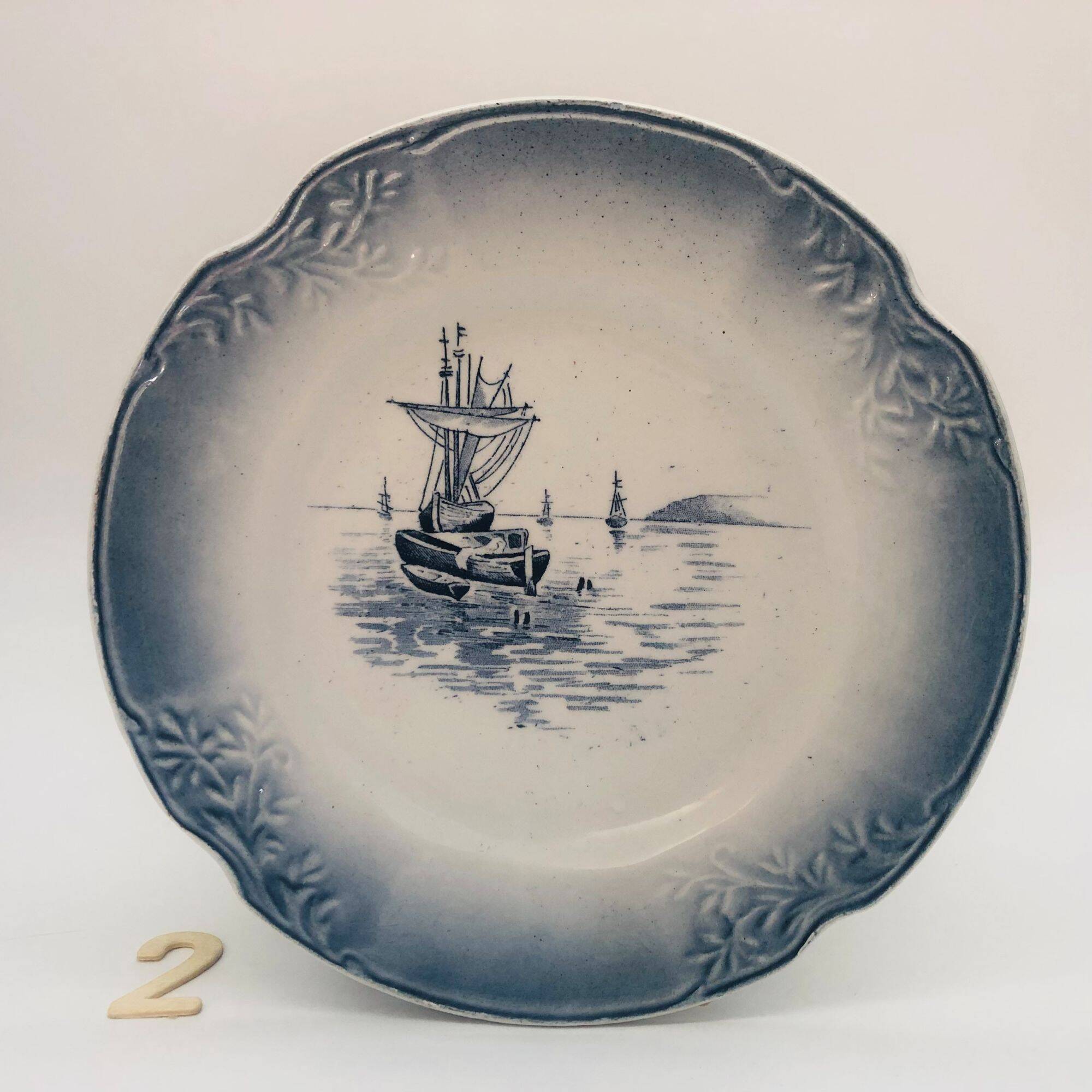 6 "Orchies Nord France" Plates, Marine Model
