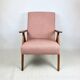 Vintage armchair B-310 VAR pink structural boucle 1970s - 2 pieces available