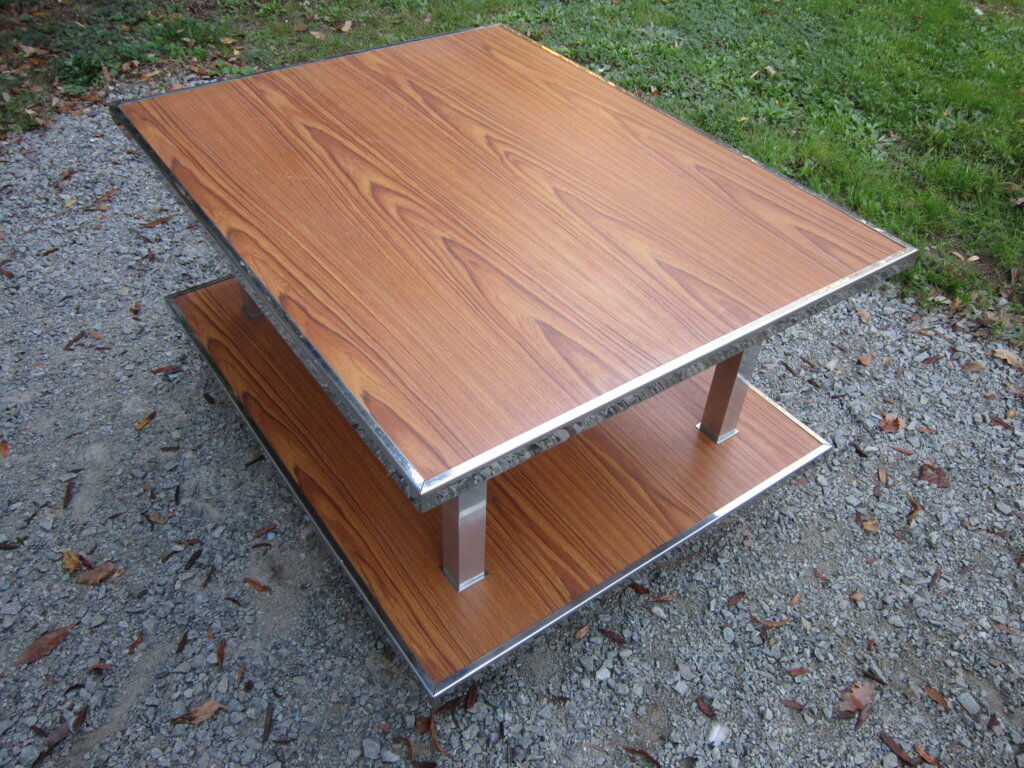 Coffee table design vintage formica