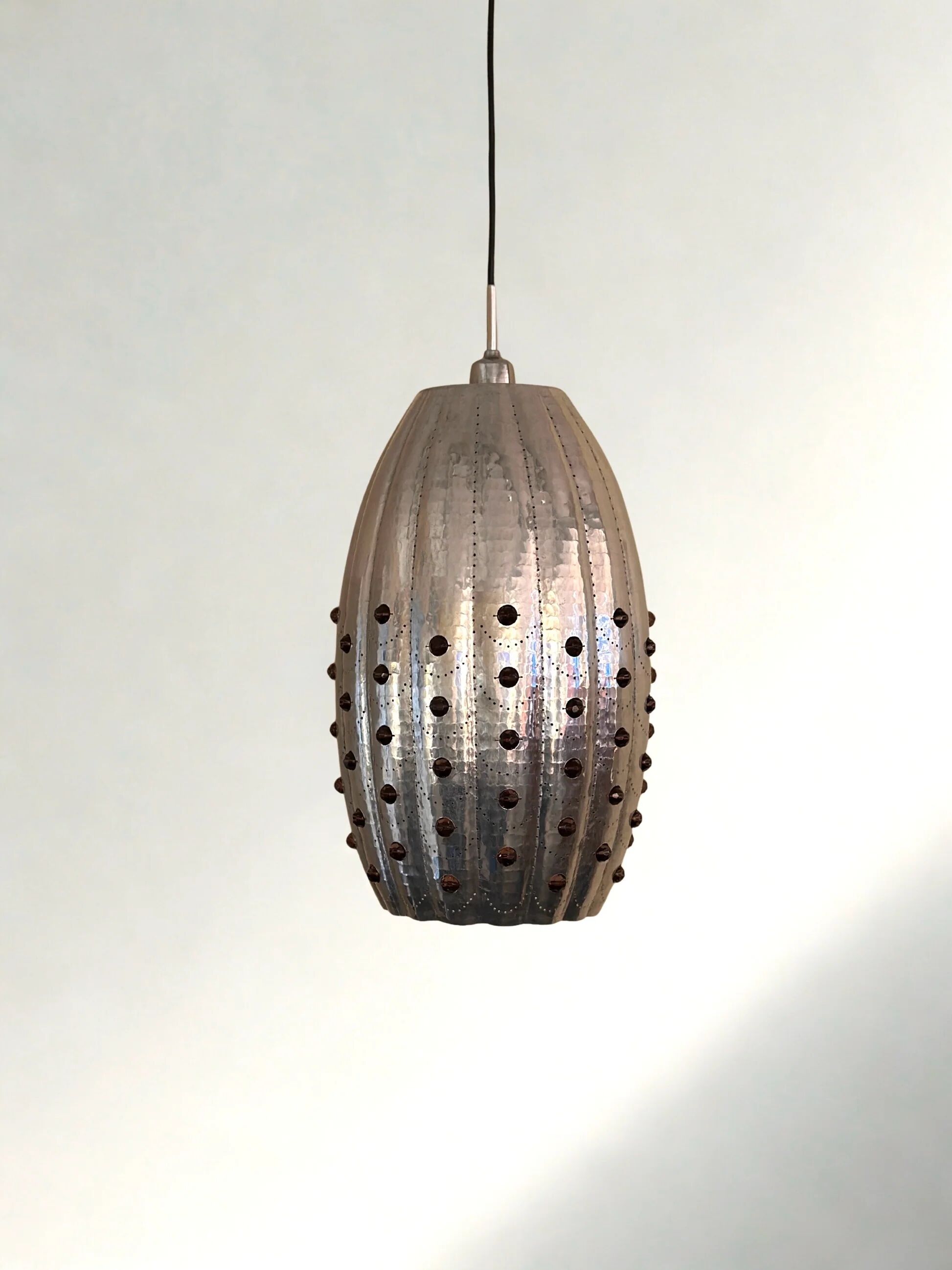 1980s handmade Indonesian pendant lamp