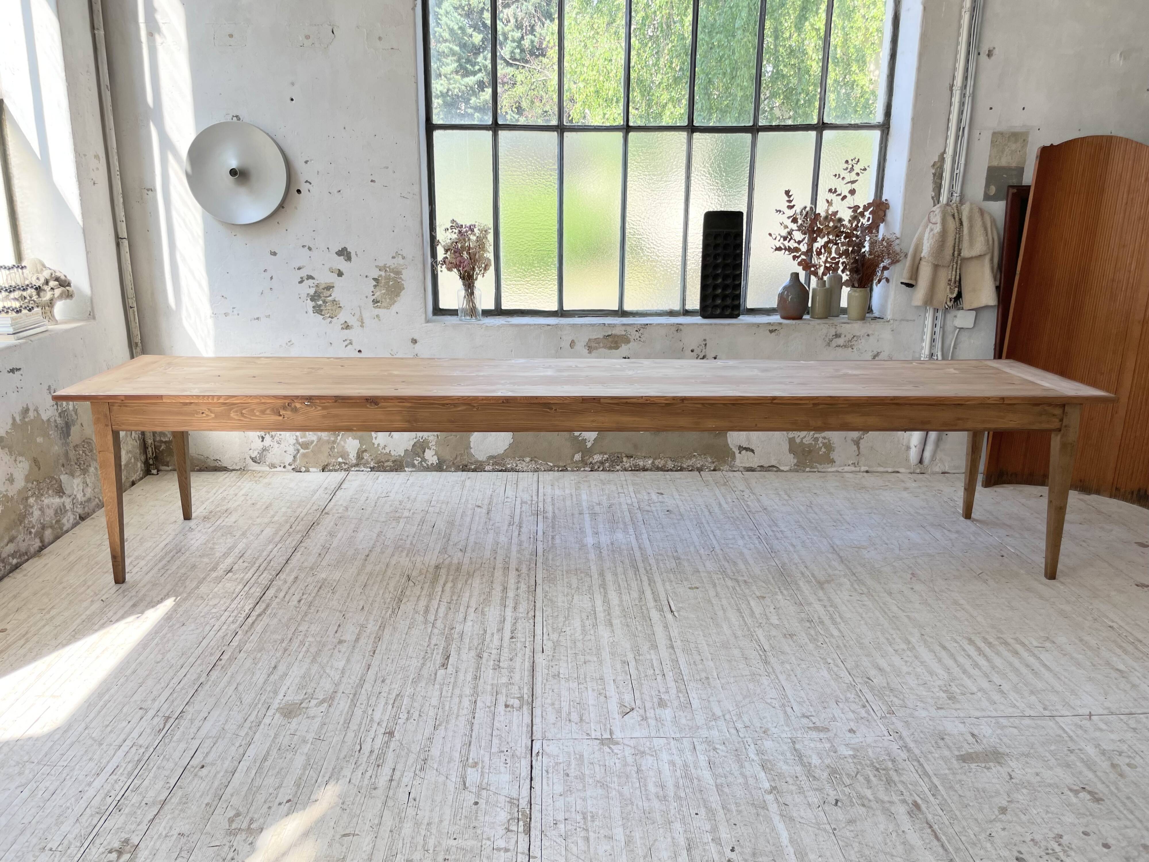 XXL pine farm table 4m